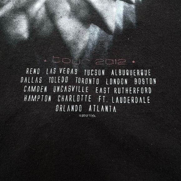 Tool Band T Shirt Small Black 2012 Los Angeles Concert Tour Crew Neck Graphic - Picture 6 of 7